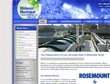 Tablet Screenshot of midwestmunicipalinc.com